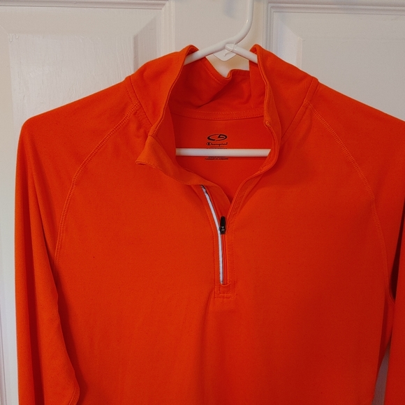 Champion Women's Neon Pink Quarter Zip Perfomace shirt (Size S) - Picture 2 of 10